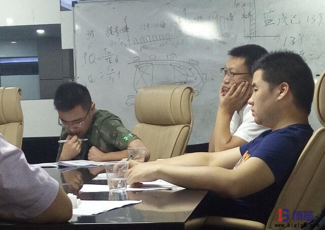 精益實戰課堂認真的學員